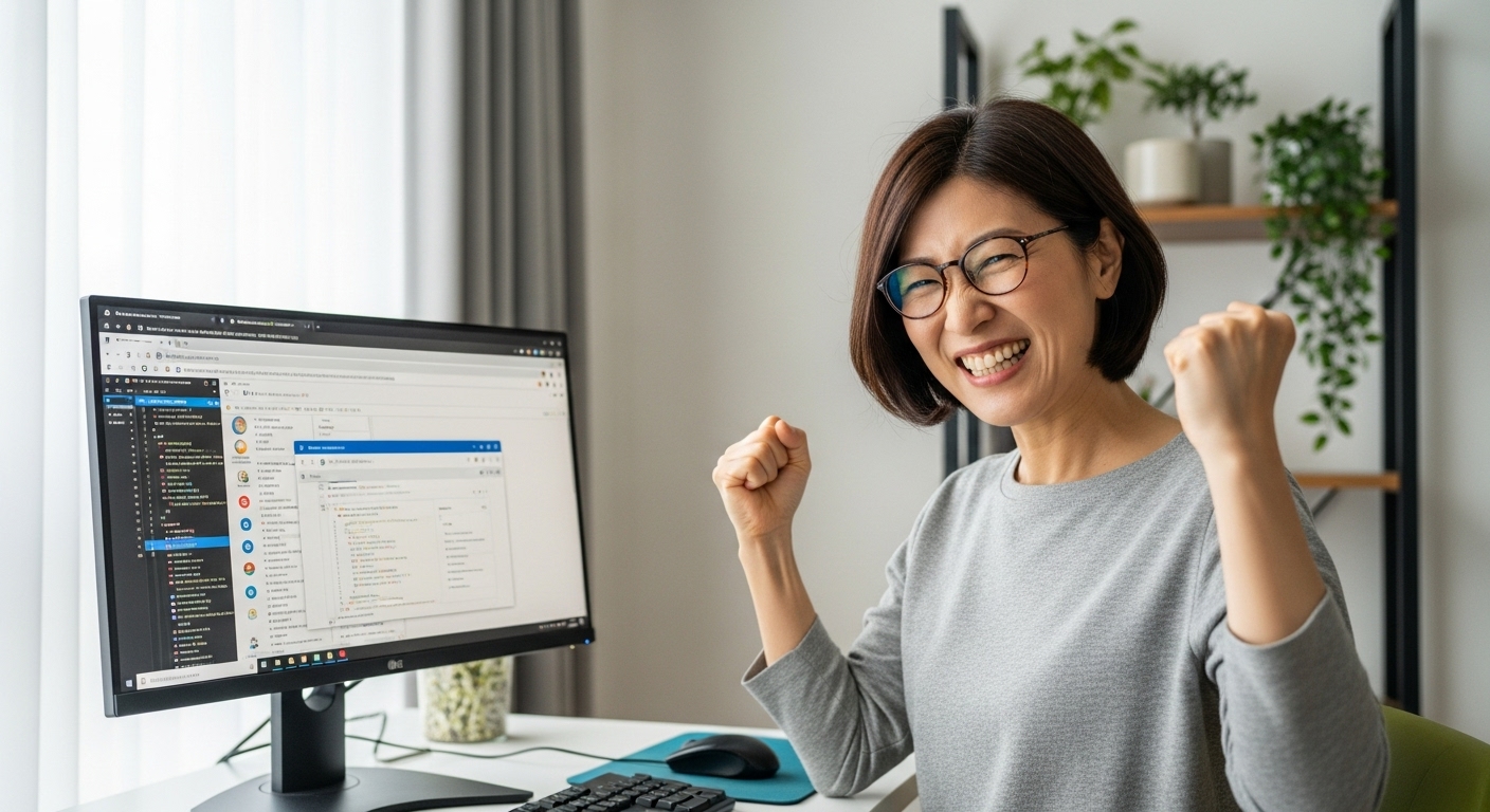 JavaScriptが理解できてガッツポーズ！